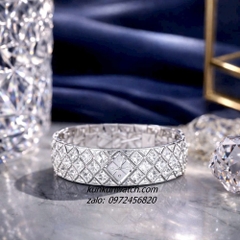 Đồng Hồ Nữ Swarovski Curiosa Đính Full Đá Pha Lê Silver 20mm