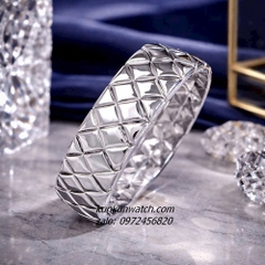 Đồng Hồ Nữ Swarovski Curiosa Đính Full Đá Pha Lê Silver 20mm