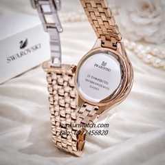 Đồng Hồ Nữ Swarovski Lovely Rose Gold Mặt Đen Đá Chạy 31mm