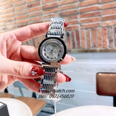 Đồng Hồ Nữ Versace Vanity Silver Đính Đá Mặt 35mm