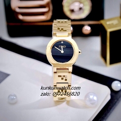 Đồng Hồ Nữ Fendi 3060L Stelle Diamond 02 Kim Gold Mặt Đen 25mm 1