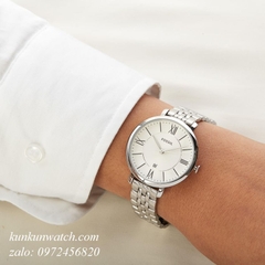 Đồng Hồ Nữ Fossil ES3433 Điểm Số La Mã Các Mốc Giờ Quan Trọng Dây KIm Loại 36mm