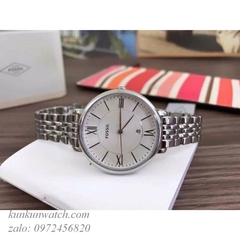 Đồng Hồ Nữ Fossil ES3433 Điểm Số La Mã Các Mốc Giờ Quan Trọng Dây KIm Loại 36mm