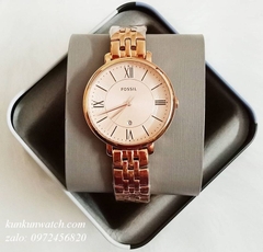 Đồng Hồ Nữ Fossil ES3435 Điểm Số La Mã Các Mốc Giờ Quan Trọng Dây KIm Loại 36mm