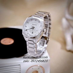 Đồng Hồ Nữ Gucci Diamond Silver 29mm 1