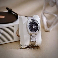 Đồng Hồ Nữ Gucci Diamond Silver Mặt Đen 29mm