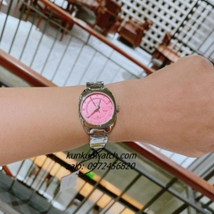 Đồng Hồ Nữ Gucci Diamond Silver Mặt Hồng 29mm