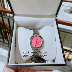 Đồng Hồ Nữ Gucci Diamond Silver Mặt Hồng 29mm