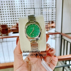 Đồng Hồ Nữ Gucci Diamond Silver Mặt Xanh 29mm 1