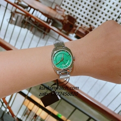 Đồng Hồ Nữ Gucci Diamond Silver Mặt Xanh 29mm