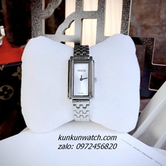 Đồng Hồ Nữ Gucci Horsebit Bracelet Mặt Chữ Nhật 2 Kim Silver 21 x 35mm 1