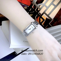 Đồng Hồ Nữ Gucci Horsebit Bracelet Mặt Chữ Nhật 2 Kim Silver 21 x 35mm