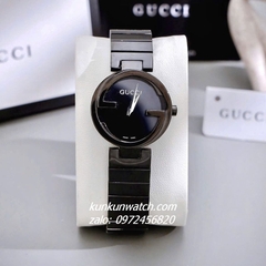 Đồng Hồ Nữ Gucci Interlocking G 2 Kim Vỏ Đen 29mm 1