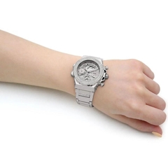 Đồng Hồ Nữ Guess GW0552L1 Silver Đính Đá 6 Kim 36mm