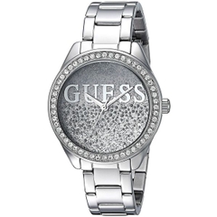 Đồng Hồ Nữ Guess W0987L1 - Nền Mặt Số Lấp Lánh Ánh Bạc - Dây Kim Loại - 36mm