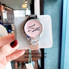 Đồng Hồ Nữ Lacoste 2001173 Họa Tiết Cá Sấu Silver 36mm 1