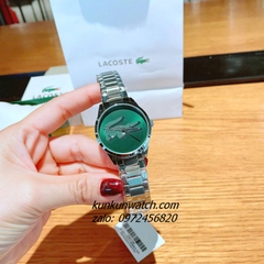 Đồng Hồ Nữ Lacoste 2001190 Họa Tiết Cá Sấu Silver 36mm