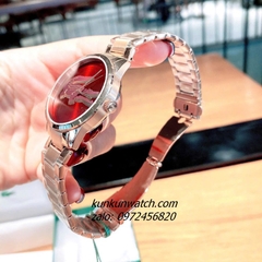 Đồng Hồ Nữ Lacoste 2001191 Họa Tiết Cá Sấu Rose Gold 36mm