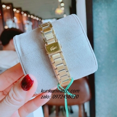 Đồng Hồ Nữ Lacoste 2001216 Họa Tiết Cá Sấu Gold 30mm