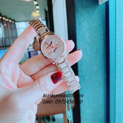 Đồng Hồ Nữ Lacoste 2001231 Họa Tiết Cá Sấu Rose Gold 30mm