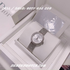Đồng Hồ Nữ Dior Satine DONTB011 - Dây Kim Loại Dạng Lưới - 30mm