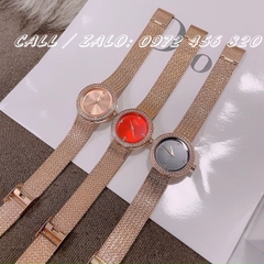 Đồng Hồ Nữ Dior Satine DONTVH011 - Dây Kim Loại  Vàng Hồng - 30mm