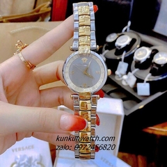 Đồng Hồ Nữ Versace Revive Nền Mặt Gương Demi Mặt Xám 35mm