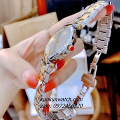 Đồng Hồ Nữ Versace Revive Nền Mặt Gương Demi Mặt Xám 35mm