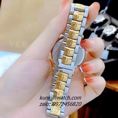 Đồng Hồ Nữ Versace Revive Nền Mặt Gương Demi Mặt Xám 35mm