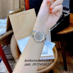 Đồng Hồ Nữ Versace Revive Nền Mặt Gương Demi Mặt Xám 35mm