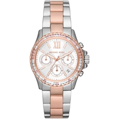 Đồng Hồ Nữ Michael Kors Everest Chronograph MK7214 Đính Đá Demi Rose Gold 36mm 1