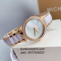 Đồng Hồ Nữ Michael Kors MK6400 Bezel Đính Đá Pha Lê 39mm