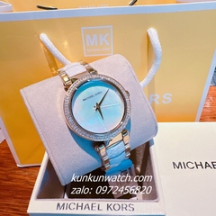 Đồng Hồ Nữ Michael Kors MK6400 Bezel Đính Đá Pha Lê 39mm