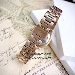 Đồng Hồ Nữ Patek Philippe Nautilus Rose Gold Nâu Mặt Vuông 32mm