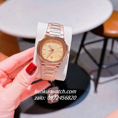 Đồng Hồ Nữ Patek Philippe Nautilus Rose Gold Mặt Vuông 35mm