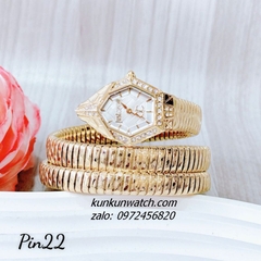 Đồng Hồ Nữ Just Cavalli JC1L304M0025 Dáng Rắn Quấn Tay Gold Mặt 22mm