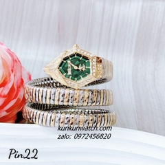 Đồng Hồ Nữ Just Cavalli JC1L304M0065 Dáng Rắn Quấn Tay Demi Gold Mặt Xanh 22mm