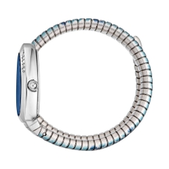 Đồng Hồ Nữ Just Cavalli Pelle Solo JC1L251M0015 Rắn Quấn Tay Đính Đá Silver Mặt 28mm