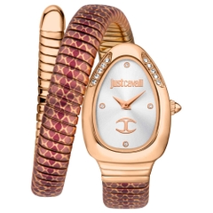 Đồng Hồ Nữ Just Cavalli Pelle Solo JC1L251M0065 Rắn Quấn Tay Đính Đá Rose Gold Mặt 28mm 1