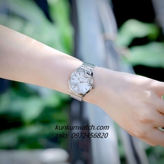 Đồng Hồ Nữ Roberto Cavalli by Franck Muller Rắn Quấn Viền Silver 32mm