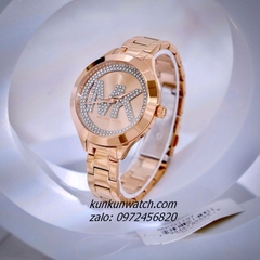 Đồng Hồ Nữ Michael Kors Aspyn MKO1107 Đính Đá Rose Gold 38mm