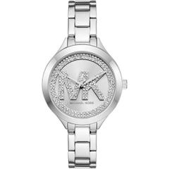 Đồng Hồ Nữ Michael Kors Aspyn MKO1108 Đính Đá Silver 38mm 1