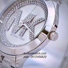 Đồng Hồ Nữ Michael Kors Aspyn MKO1108 Đính Đá Silver 38mm