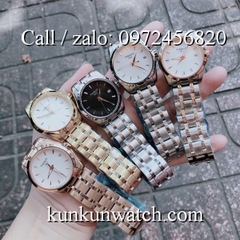 Đồng Hồ Nữ Tissot TSNTTC012 - Dây Kim Loại  ( Bạc Mặt Đen ) - 32mm