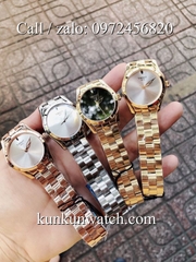 Đồng Hồ Nữ Tissot TSNTTC025 - Dây Kim Loại  ( Demi Vàng Hồng Mặt Trắng ) - 30mm