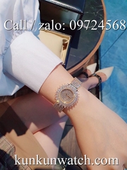 Đồng Hồ Nữ Chopard CPNT032 - Mặt Full Đá - Dây Kim Loại Vàng Hồng - 32mm