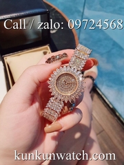 Đồng Hồ Nữ Chopard CPNT032 - Mặt Full Đá - Dây Kim Loại Vàng Hồng - 32mm