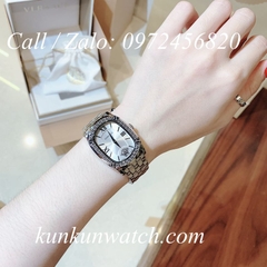 Đồng Hồ Nữ Versace Couture Mặt Chữ Nhật  - Màu Bạc - 30 x 37mm