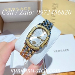 Đồng Hồ Nữ Versace Couture Mặt Chữ Nhật - Demi Mặt Trắng - 30 x 37mm