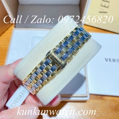 Đồng Hồ Nữ Versace Couture Mặt Chữ Nhật - Demi Mặt Trắng - 30 x 37mm